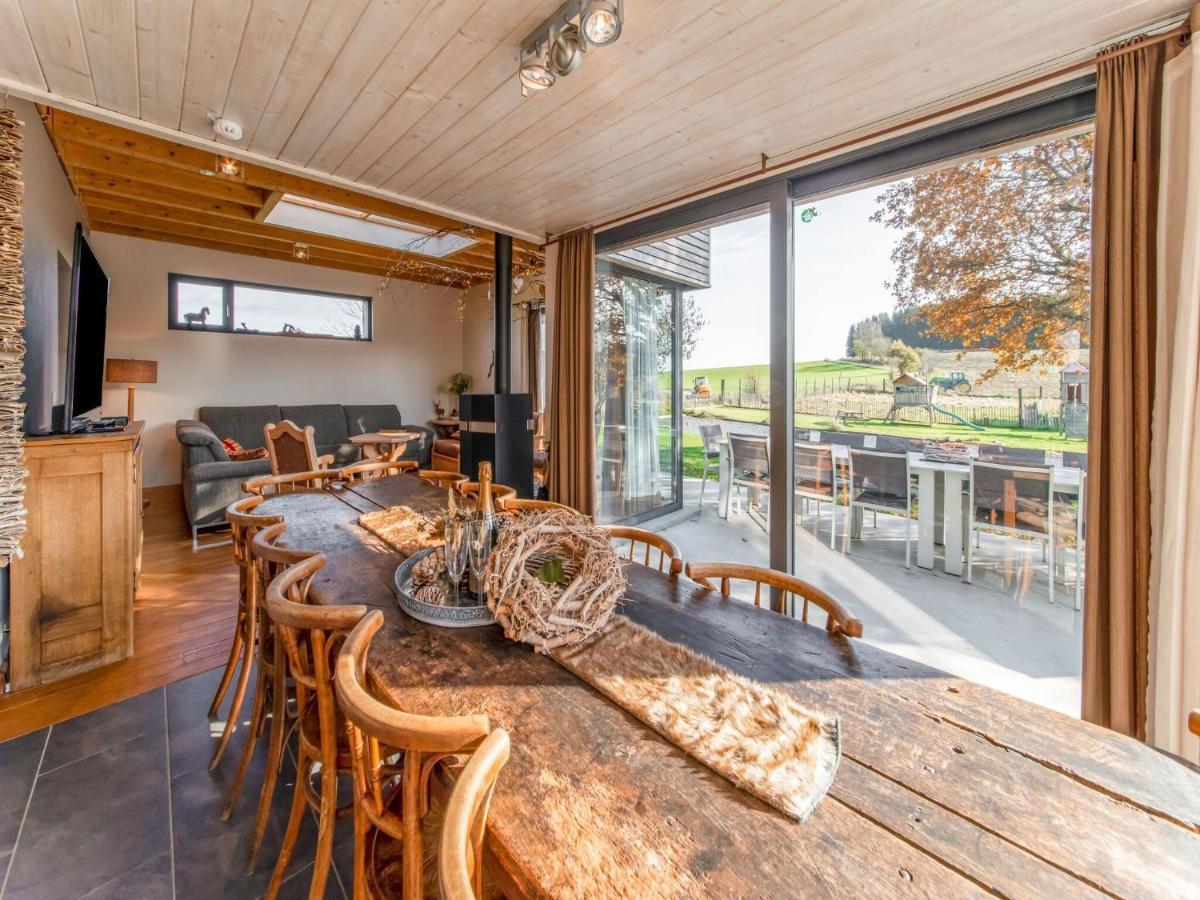 Luxurious House With Sauna In A Farm In Bastogne Bagian luar foto